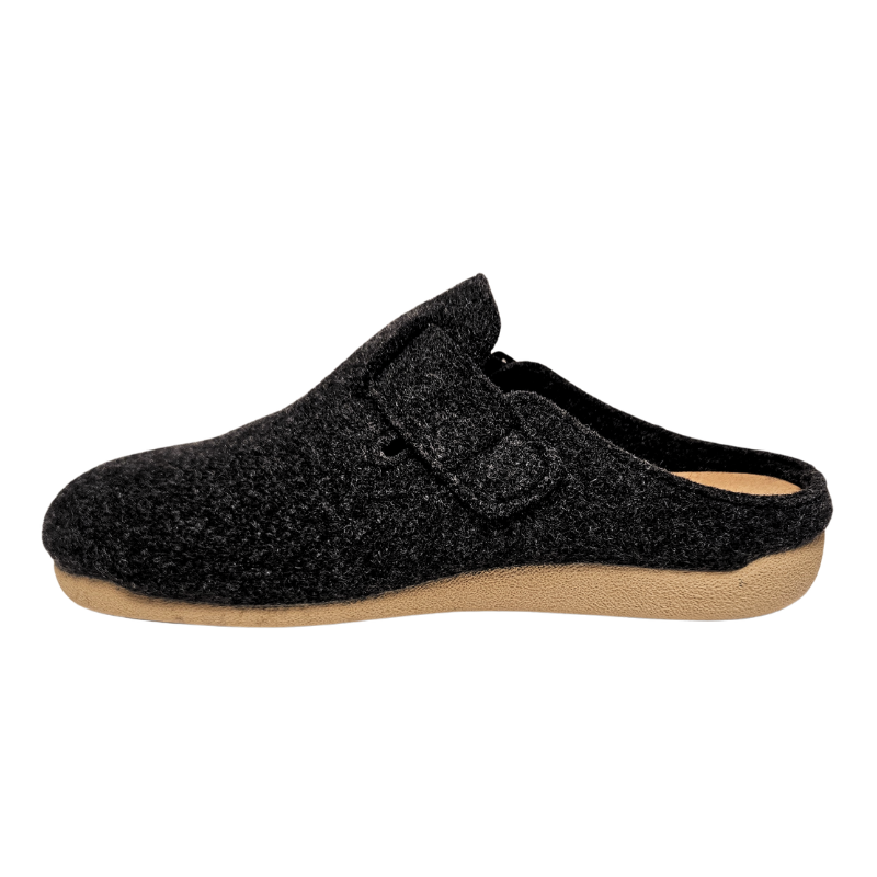 Bella Moda zapatillas de casa para mujer - Antracita