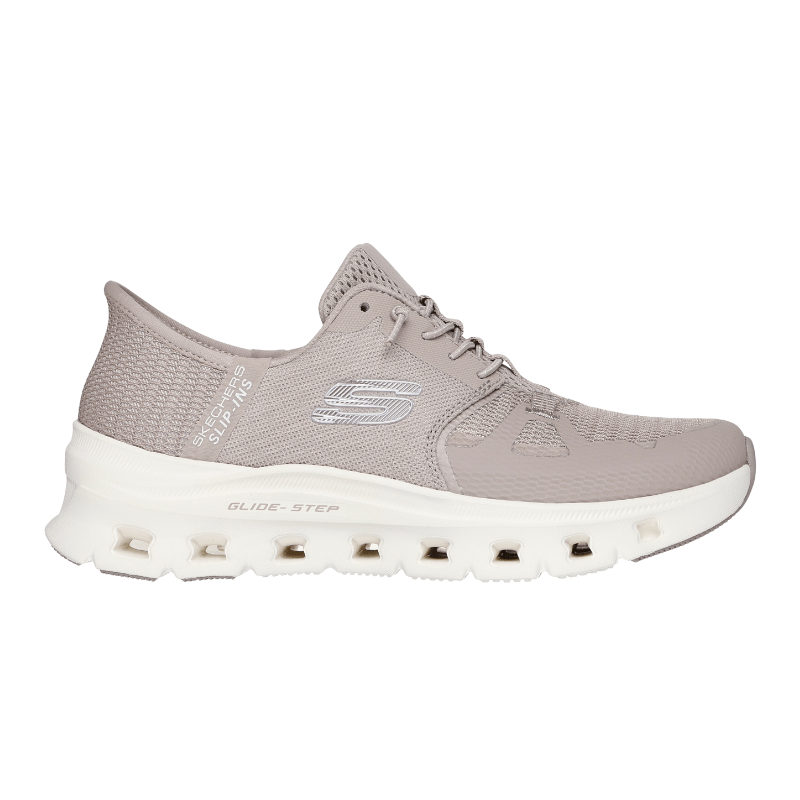 Skechers slip - in damesneaker - Sand - Seniorshop