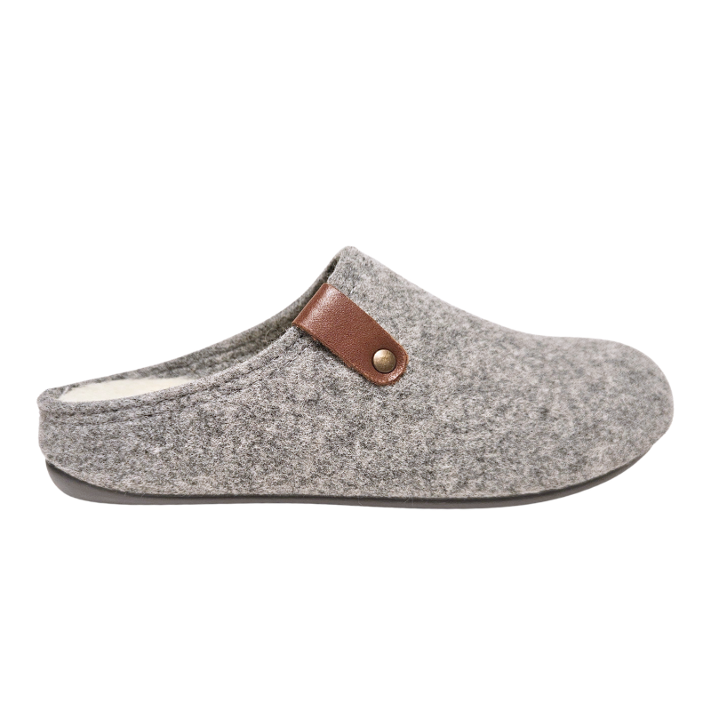 Bella Moda zapatillas de casa para mujer - Gris