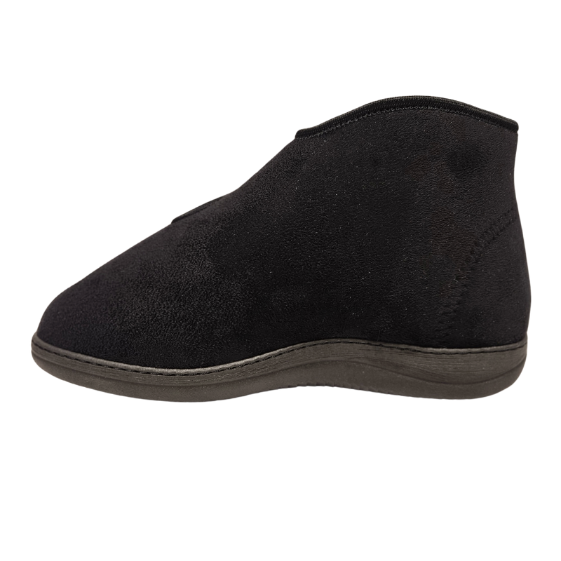 Extro Style zapato terapéutico con forro de lana - Negro