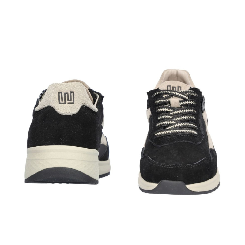 Zapatos nubuck de velour 'Jenna' en negro