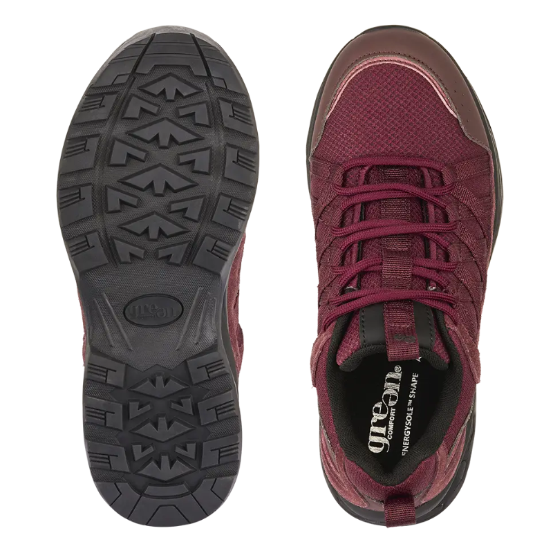 Green Comfort outdoor zapatilla para mujer - Burdeos