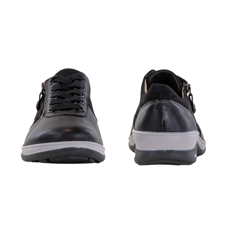 Fidelio sneaker de mujer con stretch - Negro