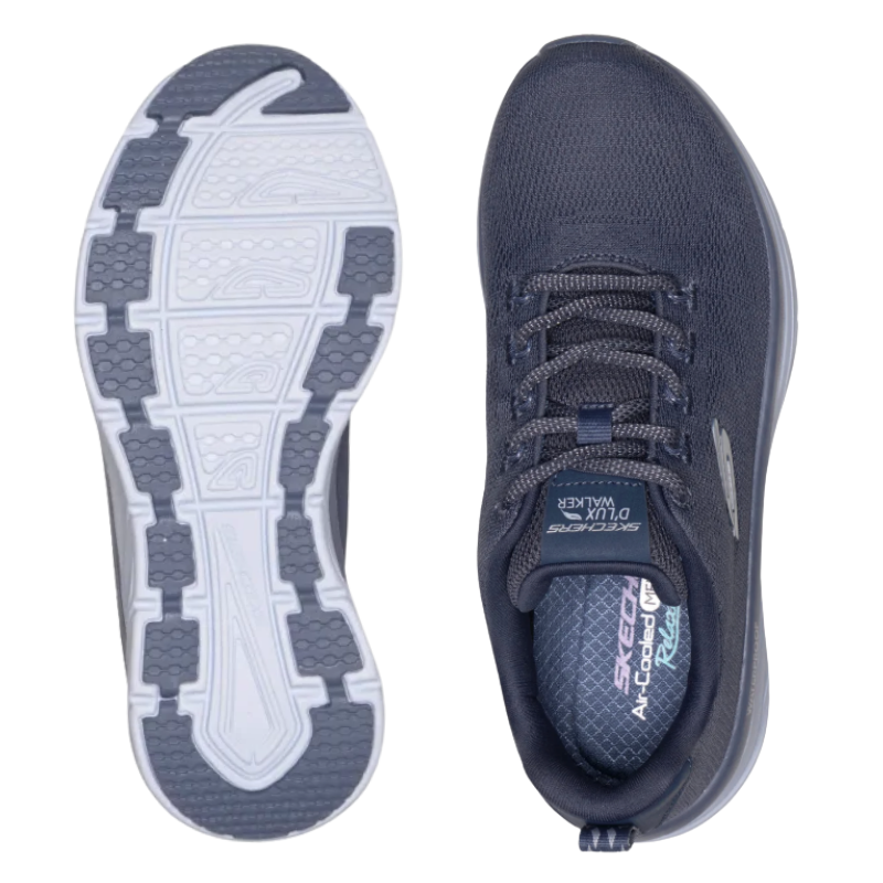 Skechers zapatilla impermeable para mujer - Azul polvo