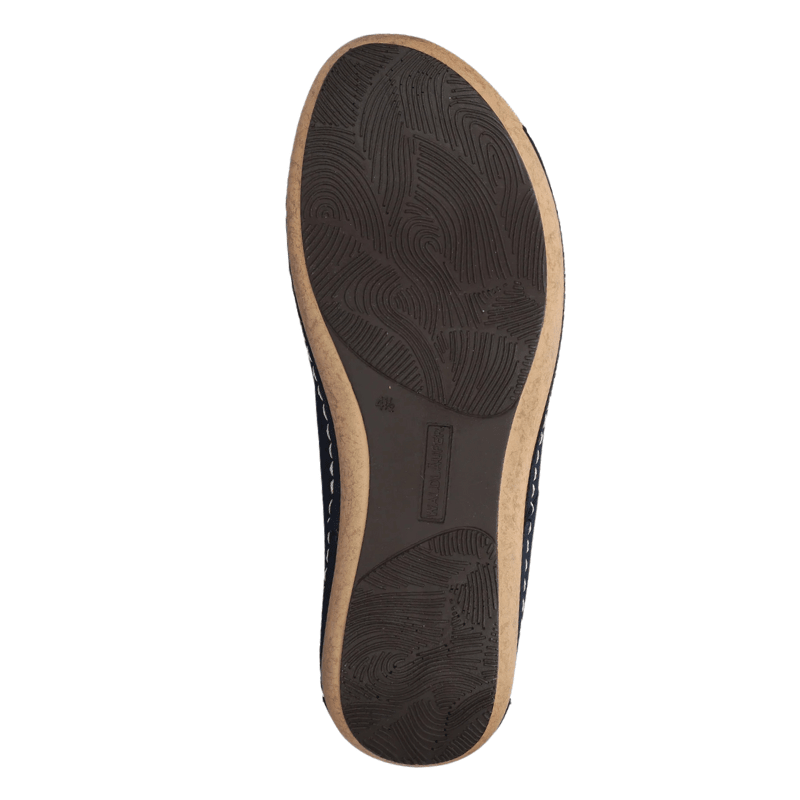 Waldläufer damesandal - Marineblå