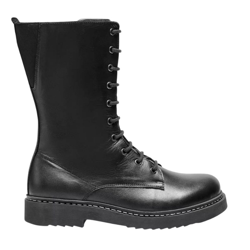 New Feet bota de mujer alta - Negro
