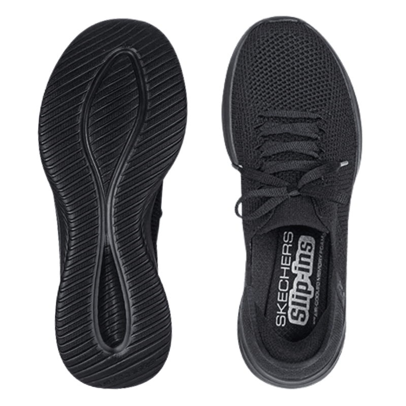 Skechers slip - in damesneaker - Sort