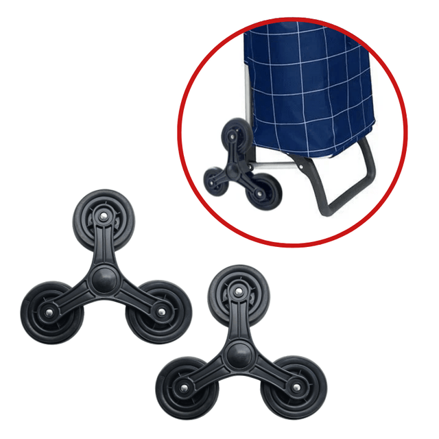 Ekstra hjulsæt til trapper