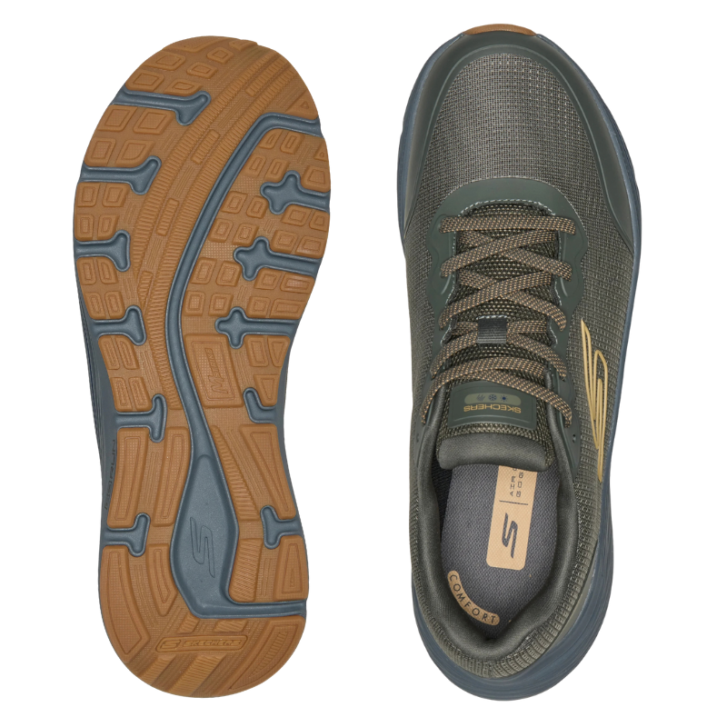 Skechers zapatilla impermeable para hombre - Oliva