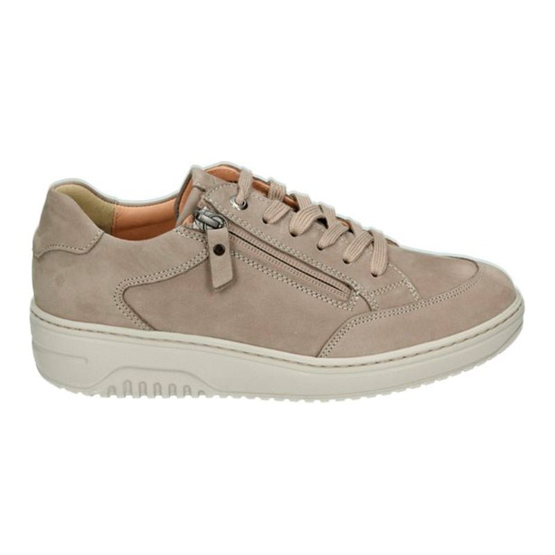 Hartjes damesneaker - Beige - Seniorshop