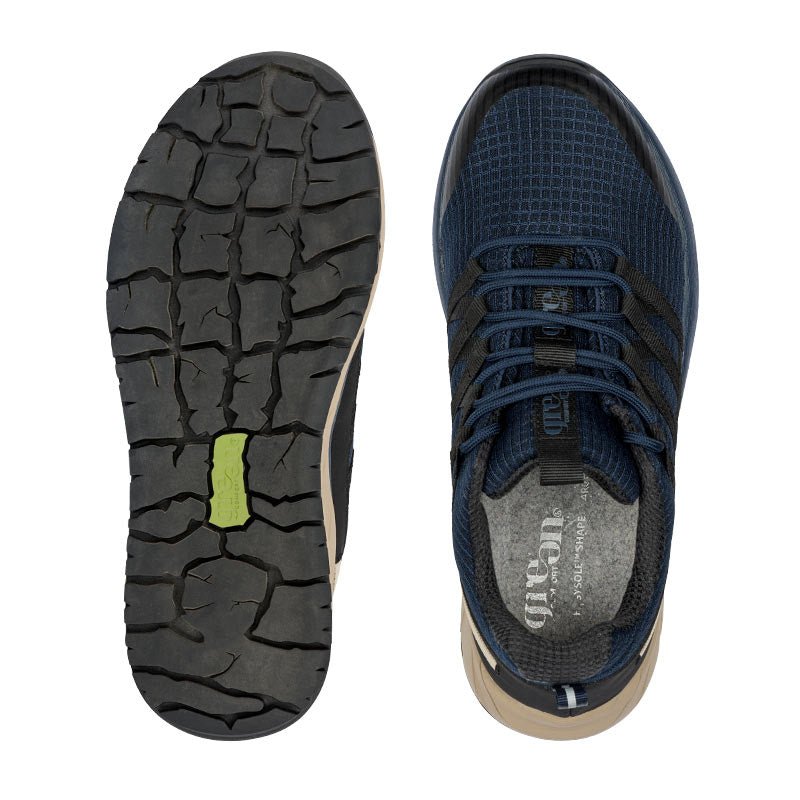 Green Comfort sporty sneaker - Marineblå - Seniorshop