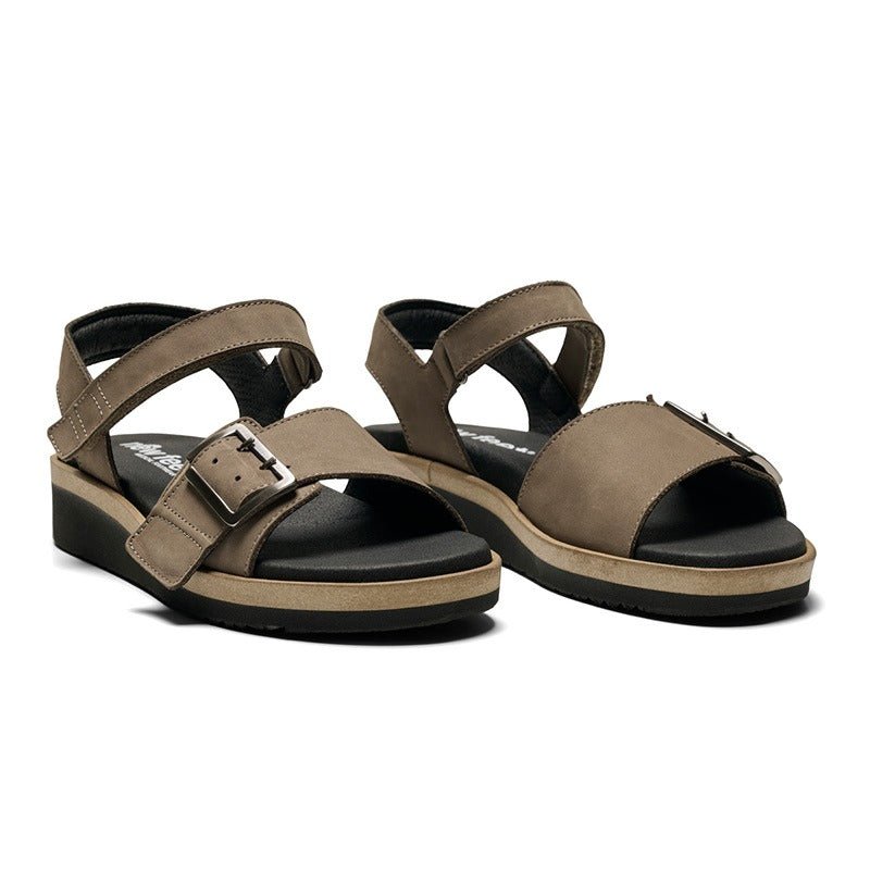 New Feet damesandal - Brun - Seniorshop