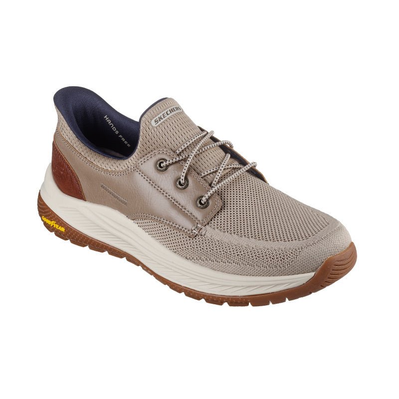 Skechers slip - in herresko - Beige - Seniorshop