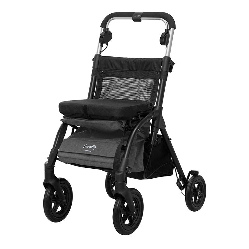 R05 indkøbsvogn med sæde - Grøn - Seniorshop