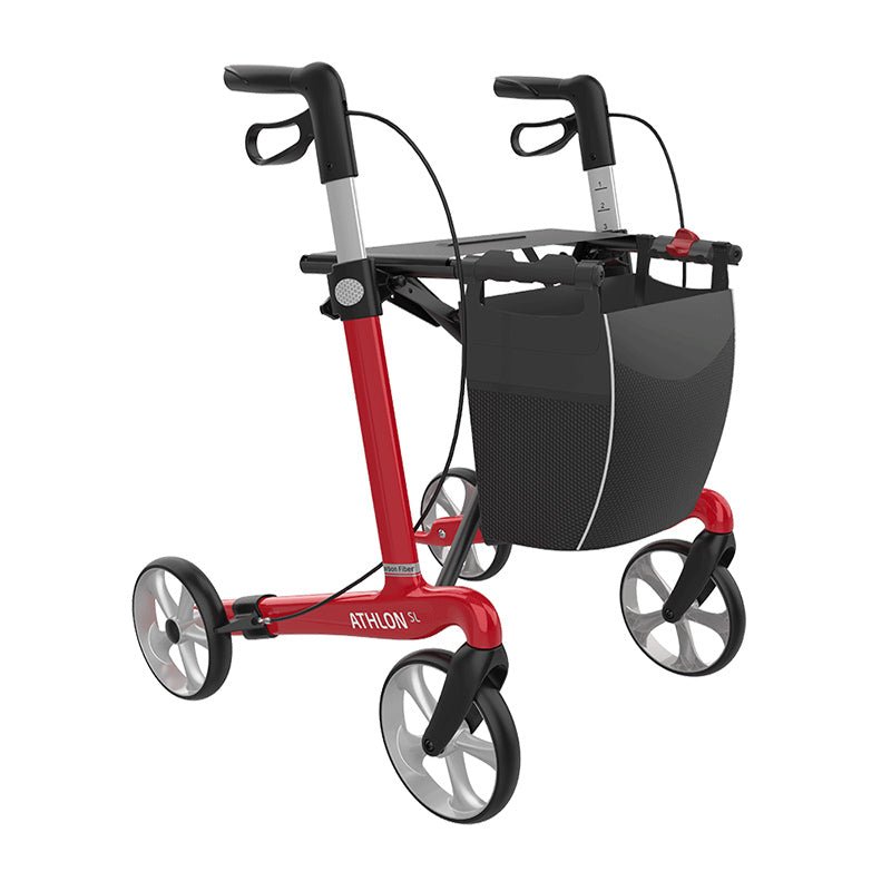 Athlon SL Rollator *SUPER LET* - Rød - Seniorshop