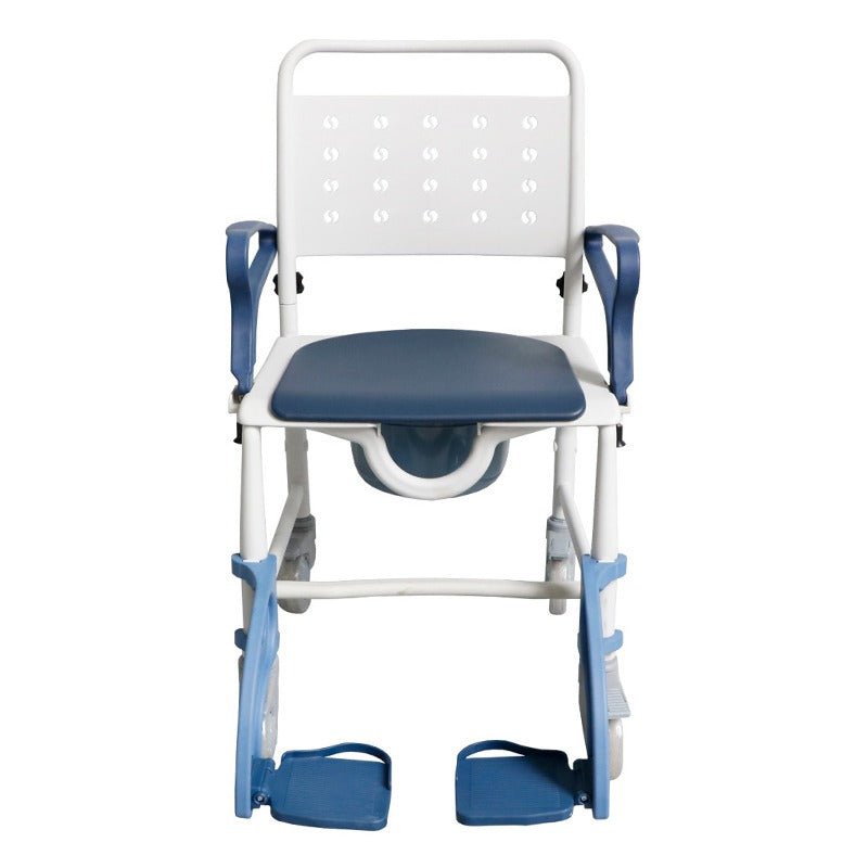 Badestol / Toiletstol med drivhjul - Seniorshop