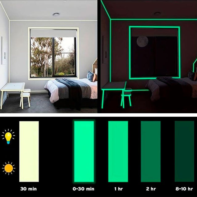 Selvlysende tape - 2 m - Seniorshop