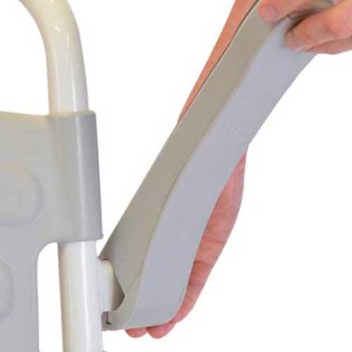 Let badestol / Toiletstol på hjul - Seniorshop