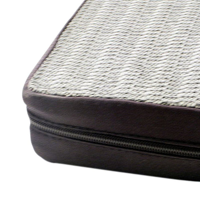 Siddepude med sort betræk - 50x42x5cm - Seniorshop