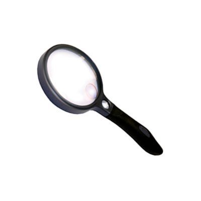 Læselup med ergonomisk greb - 2x/10x forstørrelse - Seniorshop