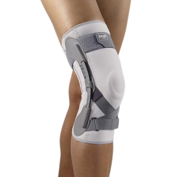 Knæbandage med sideskinner - Seniorshop