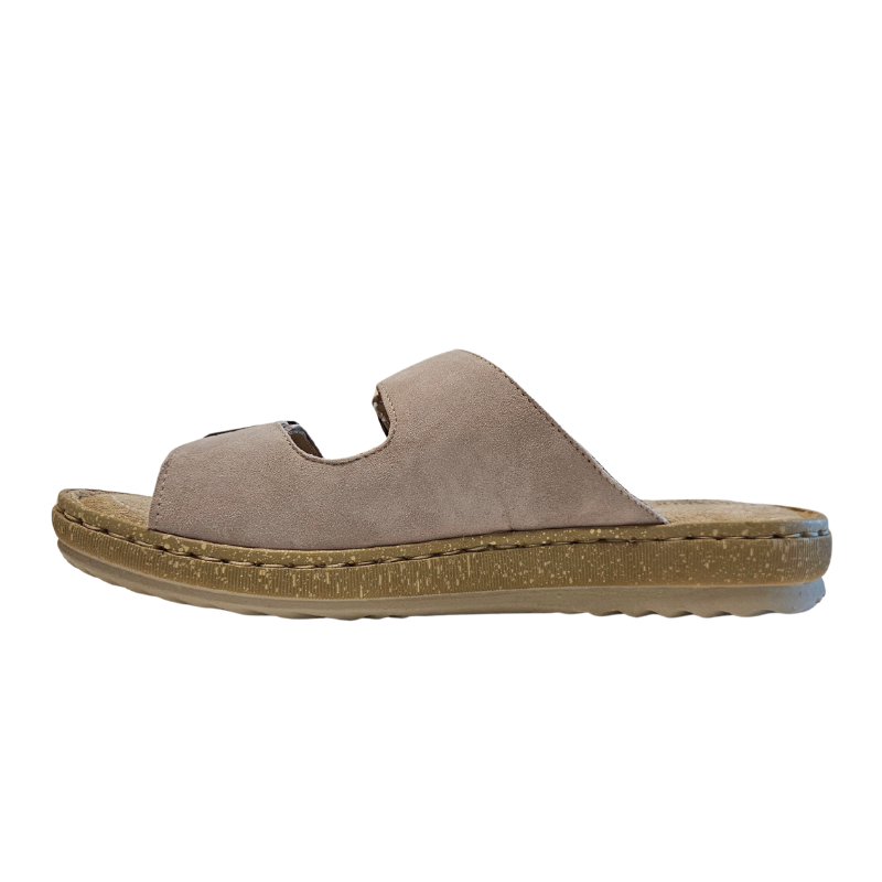 Relaxshoe zapatilla para mujer - Gris cálido