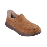 Skechers slip-in zapatillas para casa de hombre - Marrón