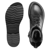 New Feet bota de mujer alta - Negro