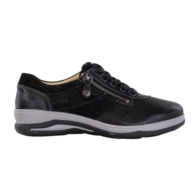 Fidelio sneaker de mujer con stretch - Negro