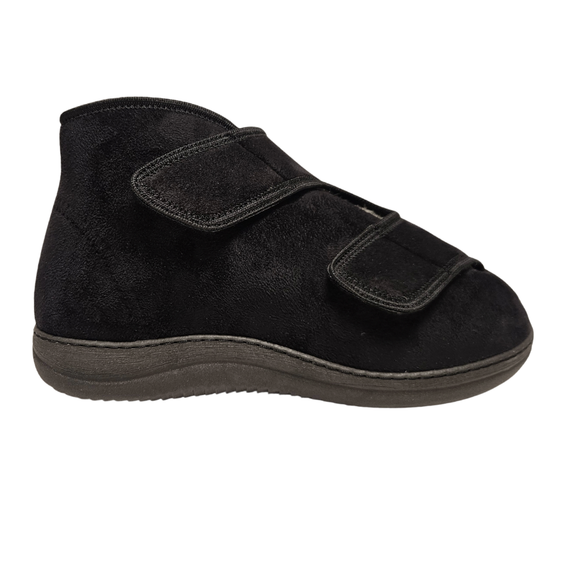 Extro Style zapato terapéutico con forro de lana - Negro