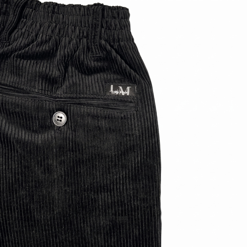 Murk pantalón de terciopelo negro