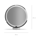 Espejo de Makeup con luz Ø20 cm y aumento de 10x