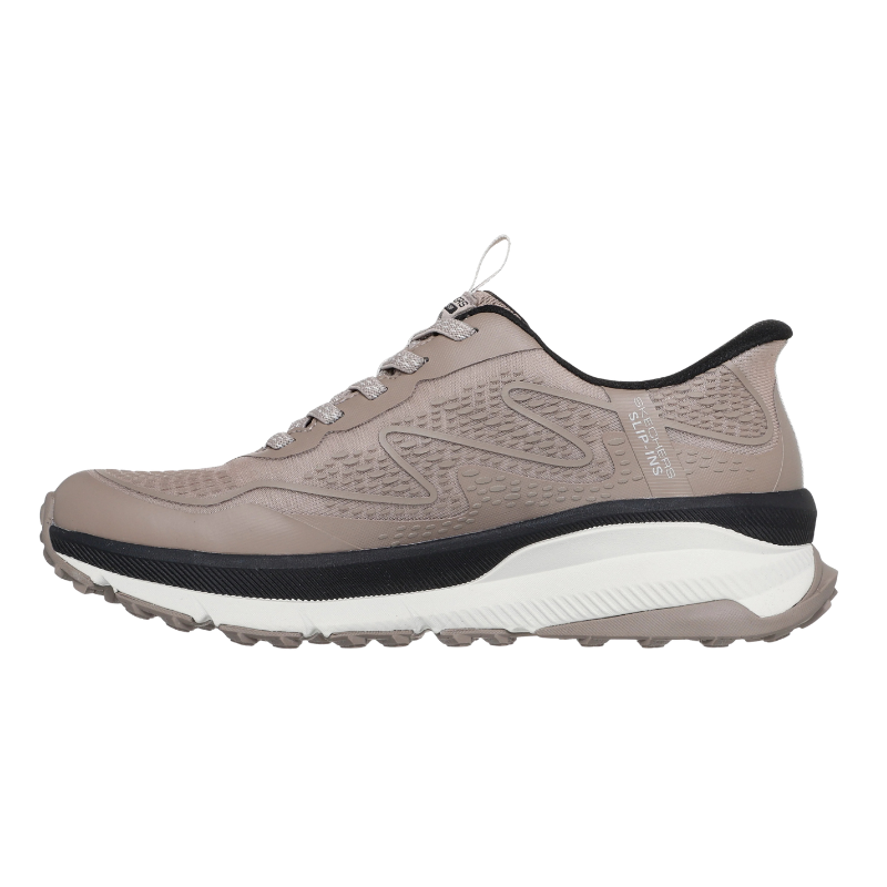 Skechers zapatilla impermeable slip-in para mujer - Gris marrón