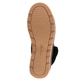 Skechers bota impermeable para mujer - Negro