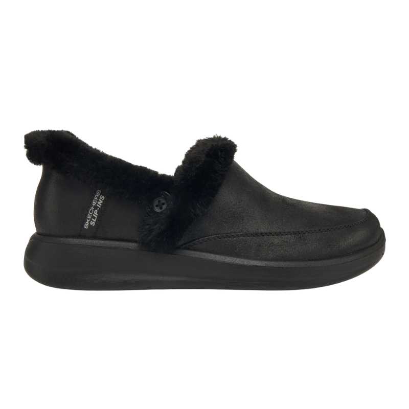 Skechers slip-in pantuflas para mujer - Negro