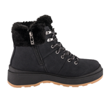 Skechers bota impermeable para mujer - Negro