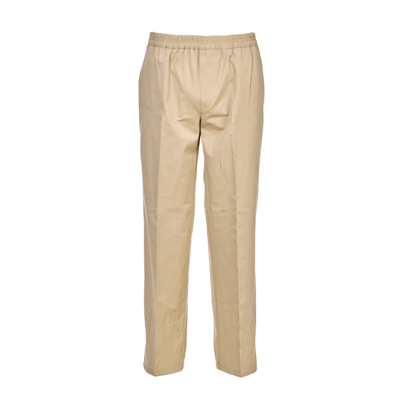 Lette bukser med elastikkant - Sand