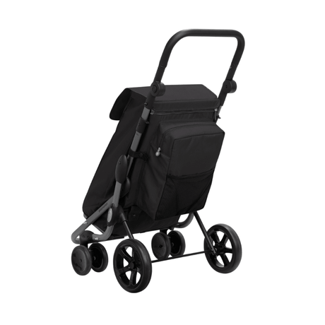 Go Plus indkøbsvogn med termorum - Sort