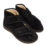Extro Style zapato terapéutico con forro de lana - Negro
