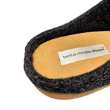 Bella Moda zapatillas de casa para mujer - Antracita