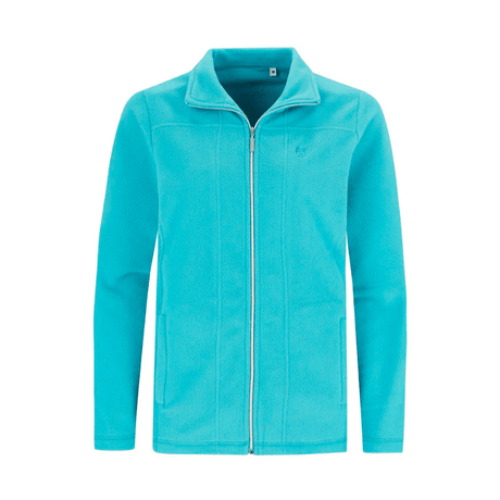Cardigan i fleece til damer - Turkis