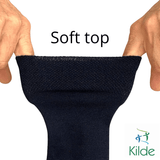 Diabetesstrømper i bambus & bomuld