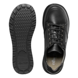 New Feet zapato de mujer con cordones y cremallera - Negro