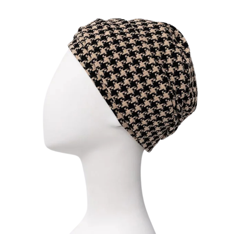 Lea turbante - Negro Beige