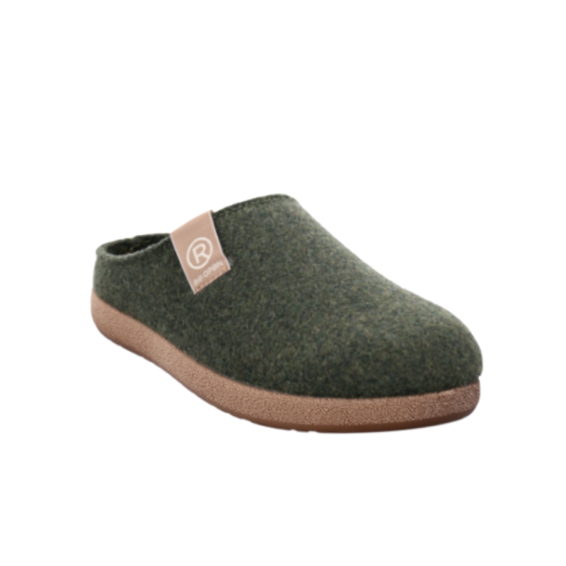 Rohde zapatillas de casa para mujer - Verde oscuro
