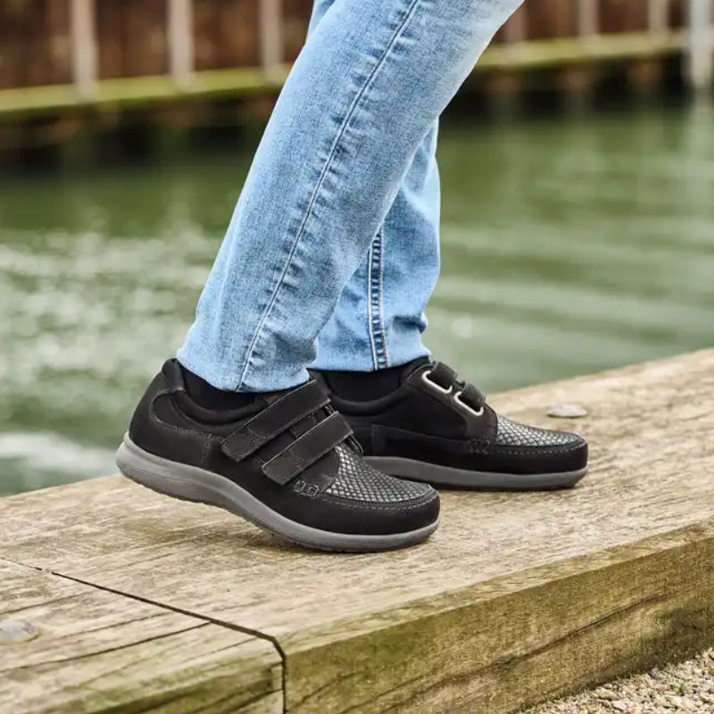 New Feet zapato ancho para mujer - Negro