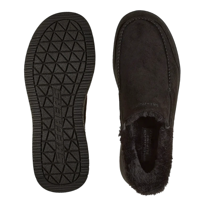 Skechers slip-in pantuflas para hombre – Negro