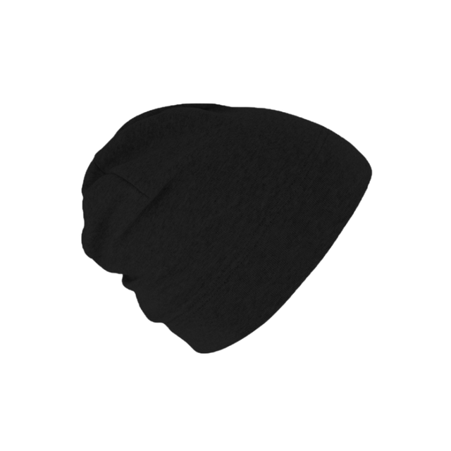 Gorro fino de algodón - Negro