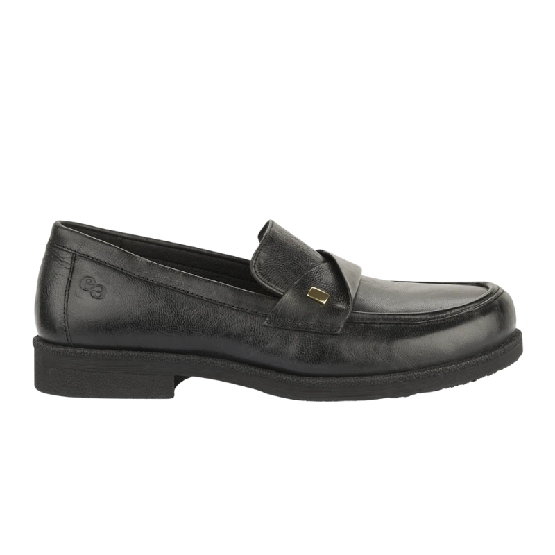 Green Comfort mocasín para mujer - Negro