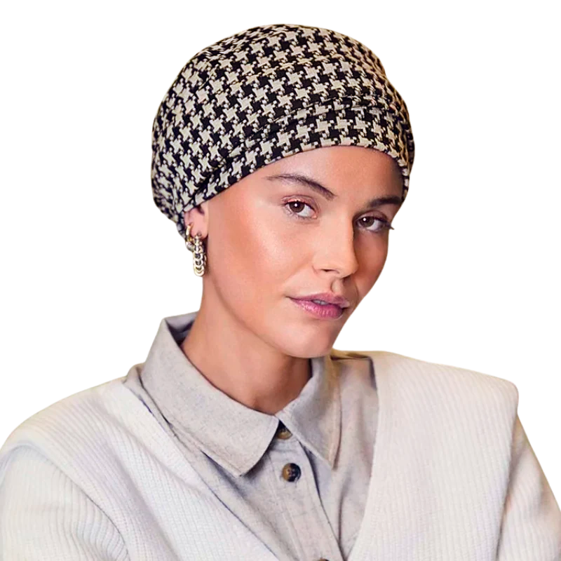 Lea turbante - Negro Beige